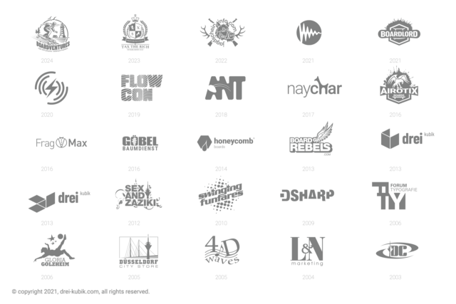 portfolio graphic design over 20 years of logos by drei kubik